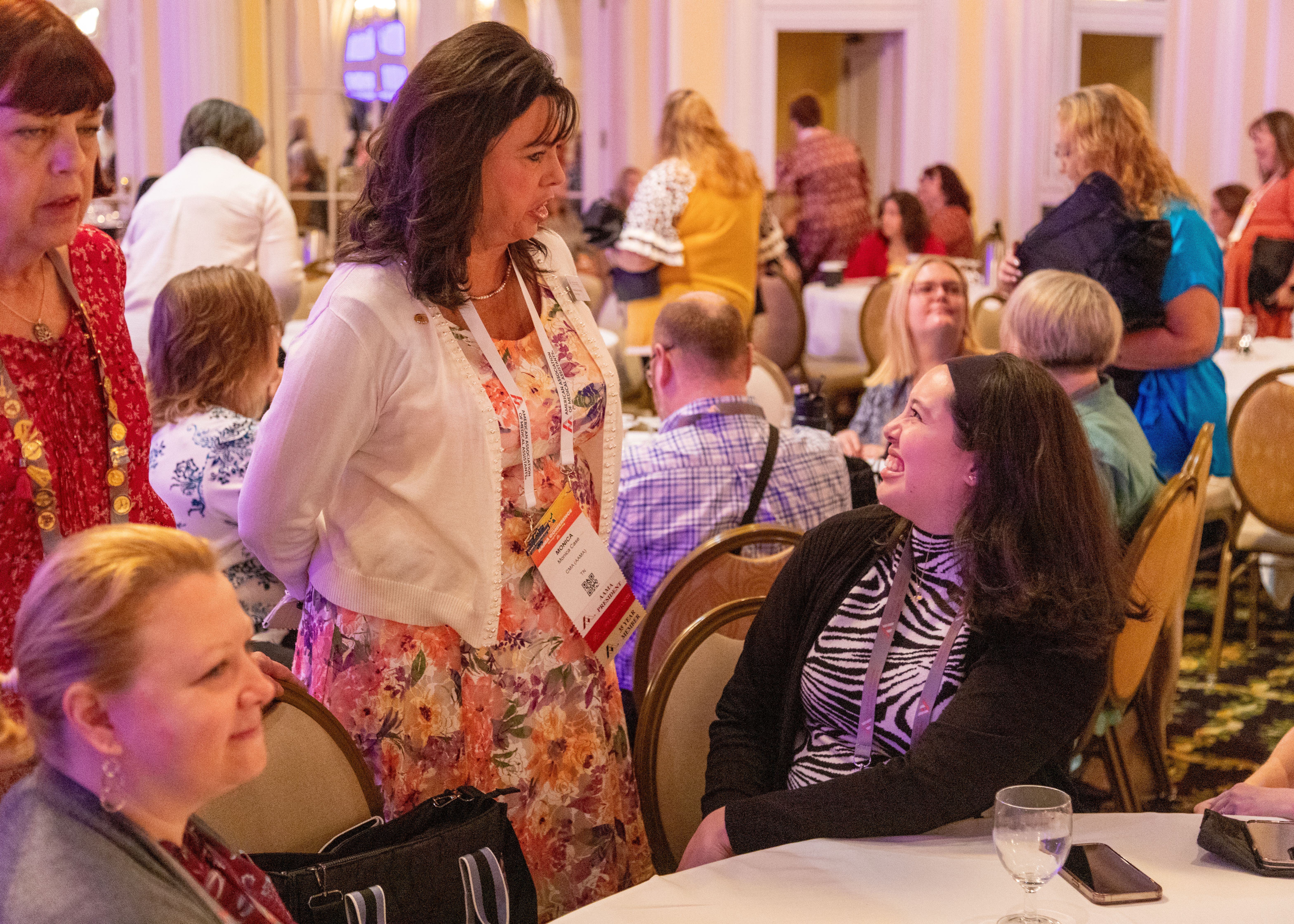 3 women at AAMA conference